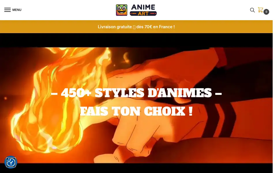 Screenshot of anime-art.fr