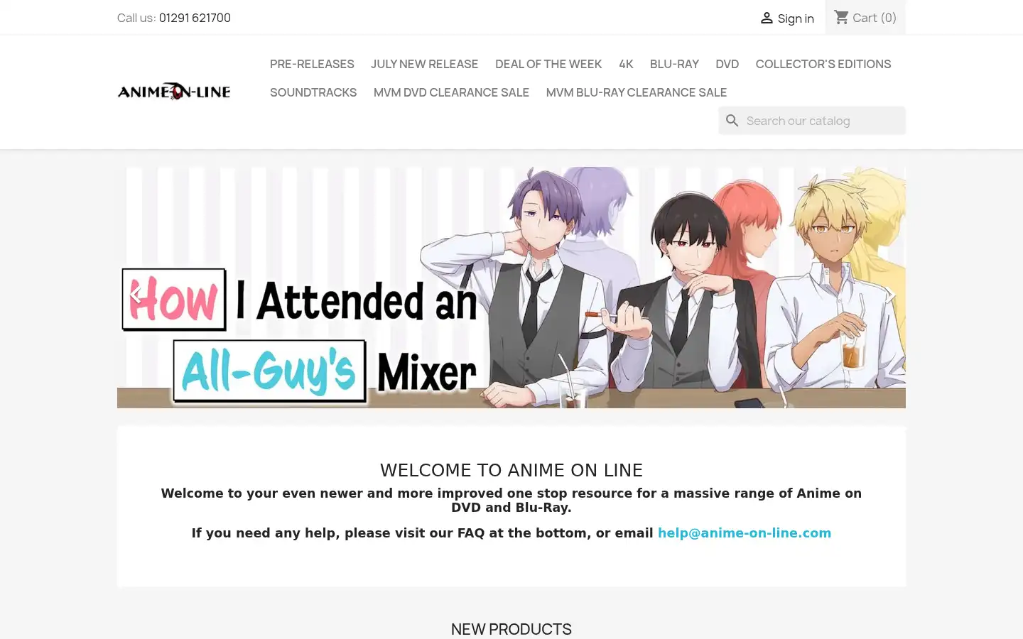 Screenshot of anime-on-line.com
