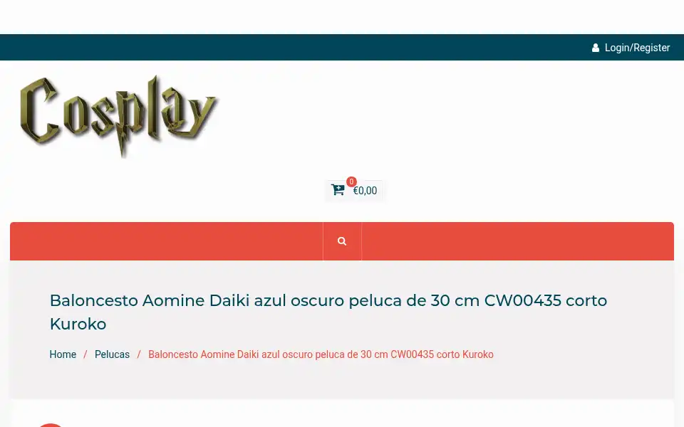 Screenshot of animecosplay.es