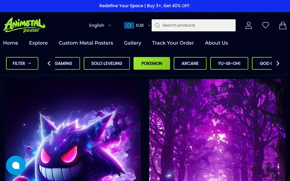 Screenshot of animetalposter.com