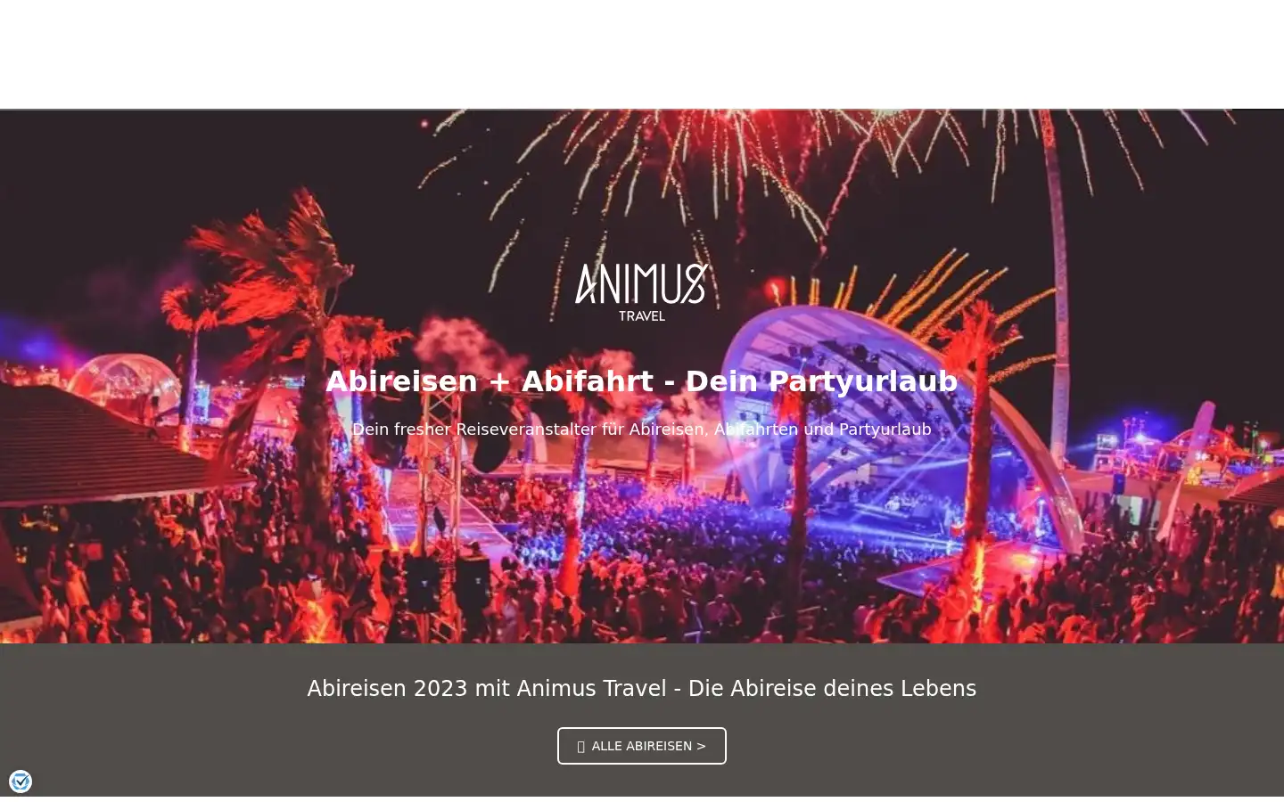 Screenshot of animus-travel.com