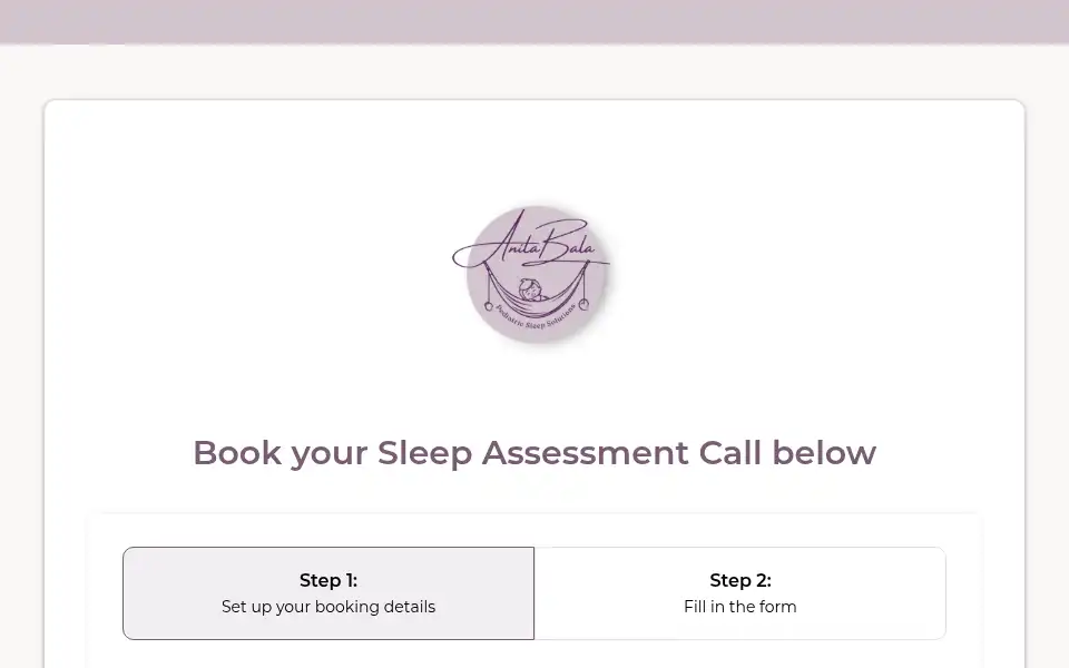 Screenshot of anitapediatricsleep.com
