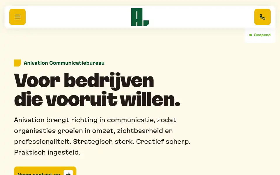 Screenshot of anivation.nl