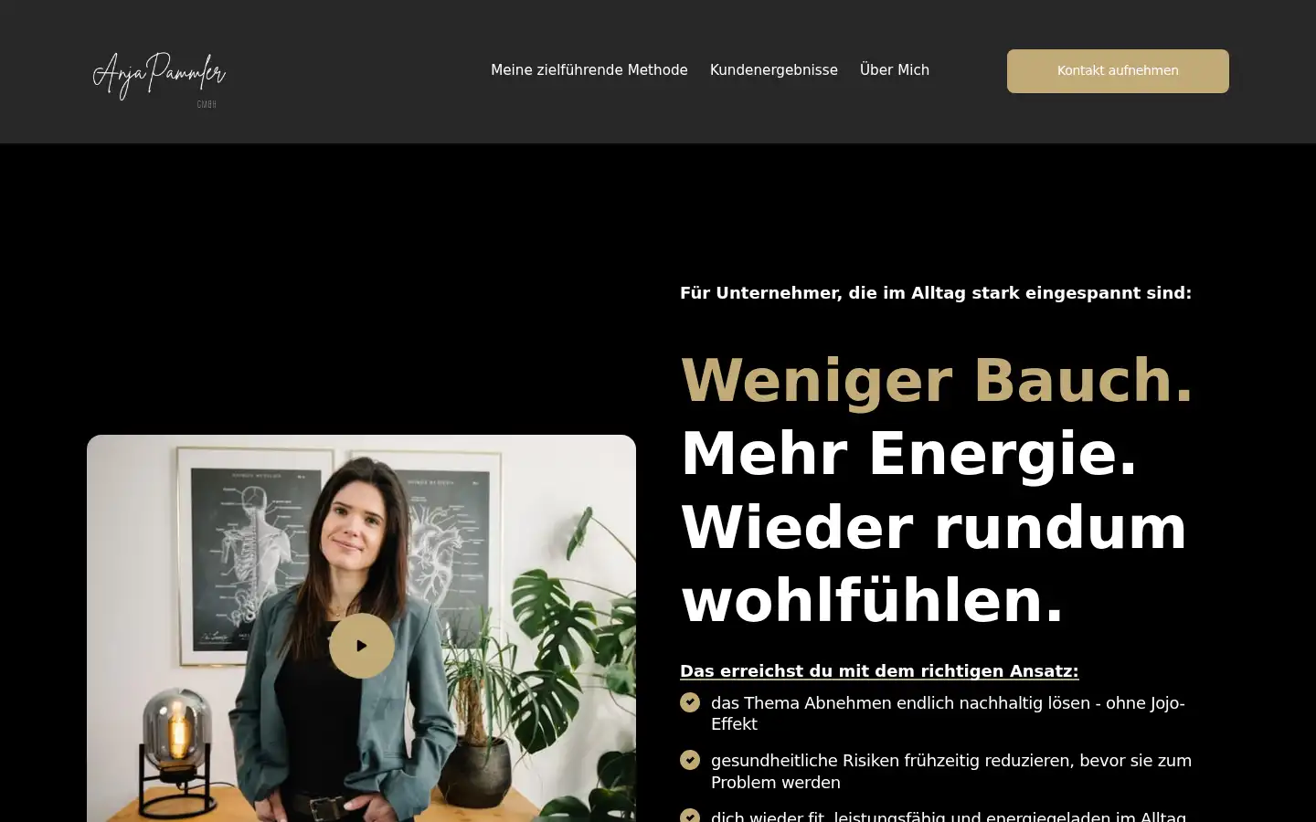 Screenshot of anja-pammler.de