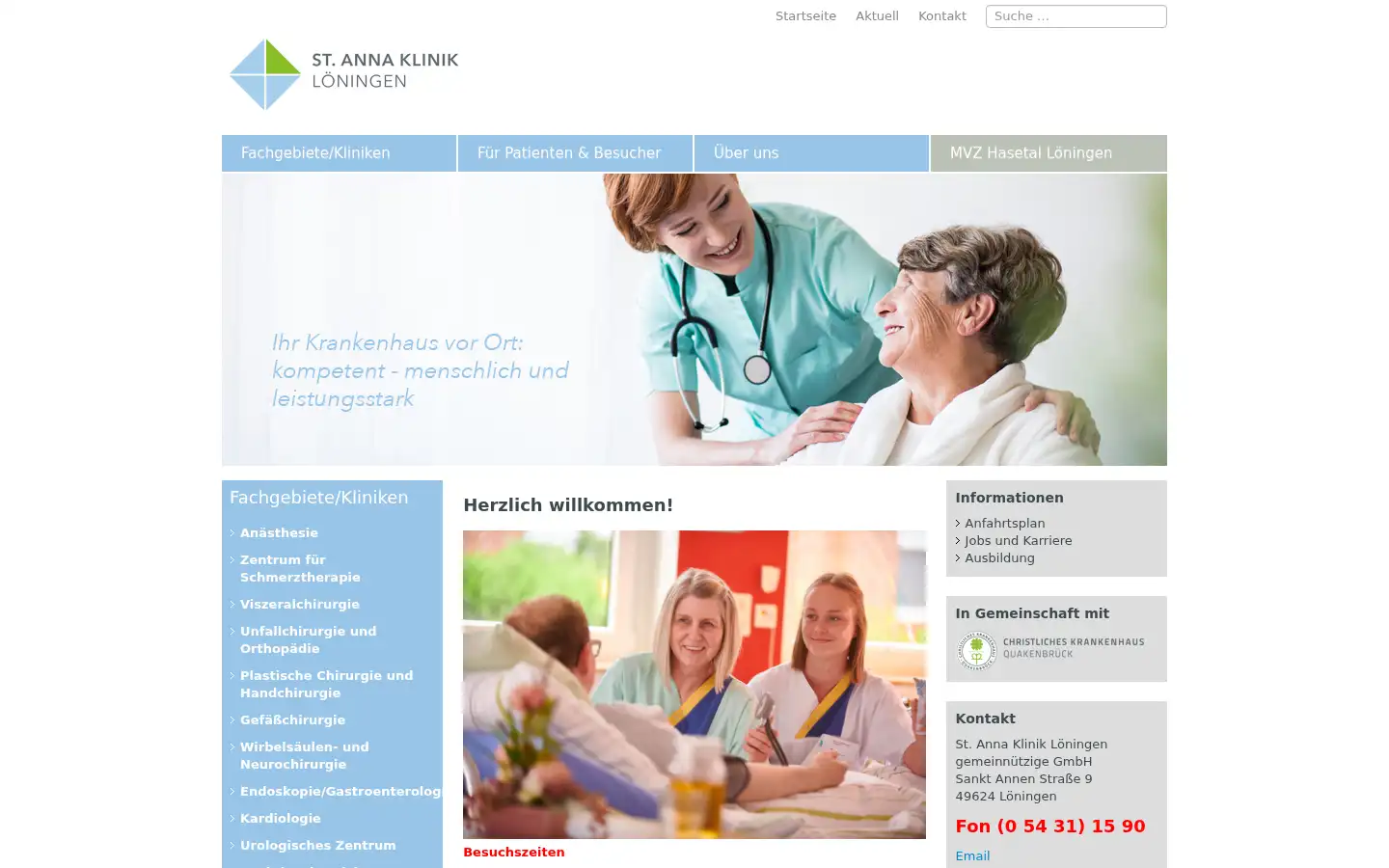 Screenshot of anna-klinik.de