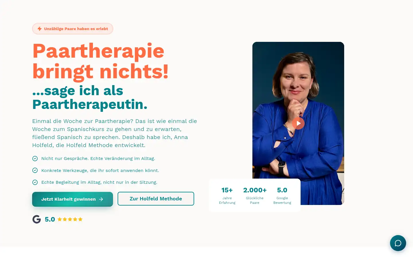 Screenshot of annaholfeld.de