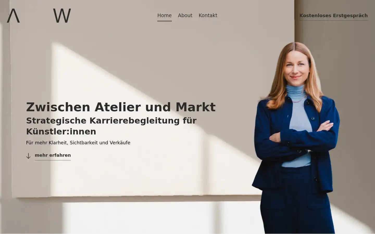Screenshot of annikawittrock.com
