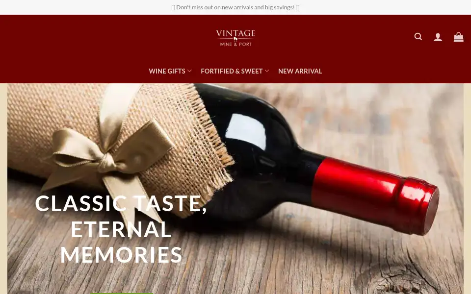 Screenshot of annivwine.com