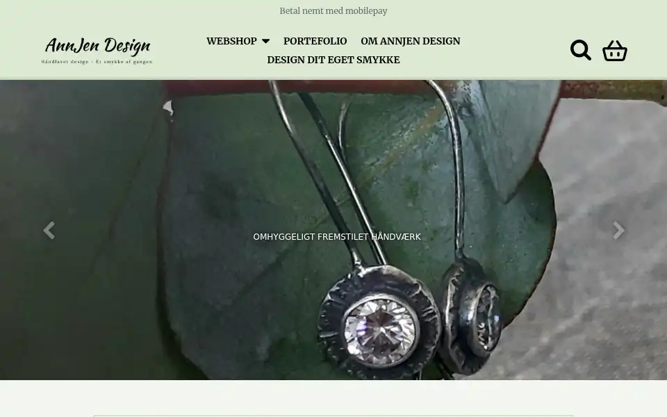 Screenshot of annjen.dk