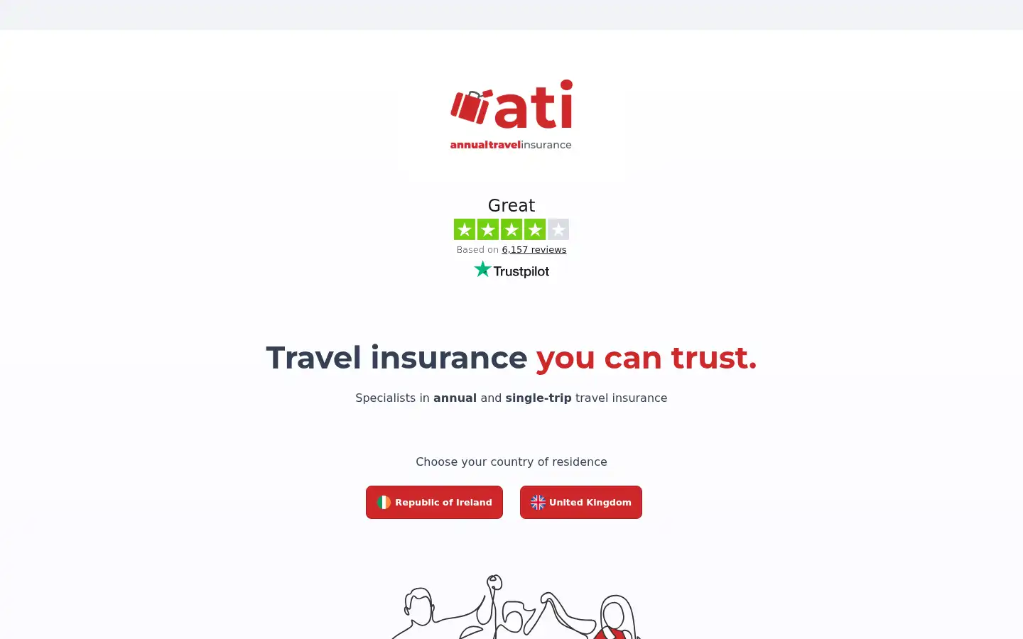 Screenshot of annualtravelinsurance.com