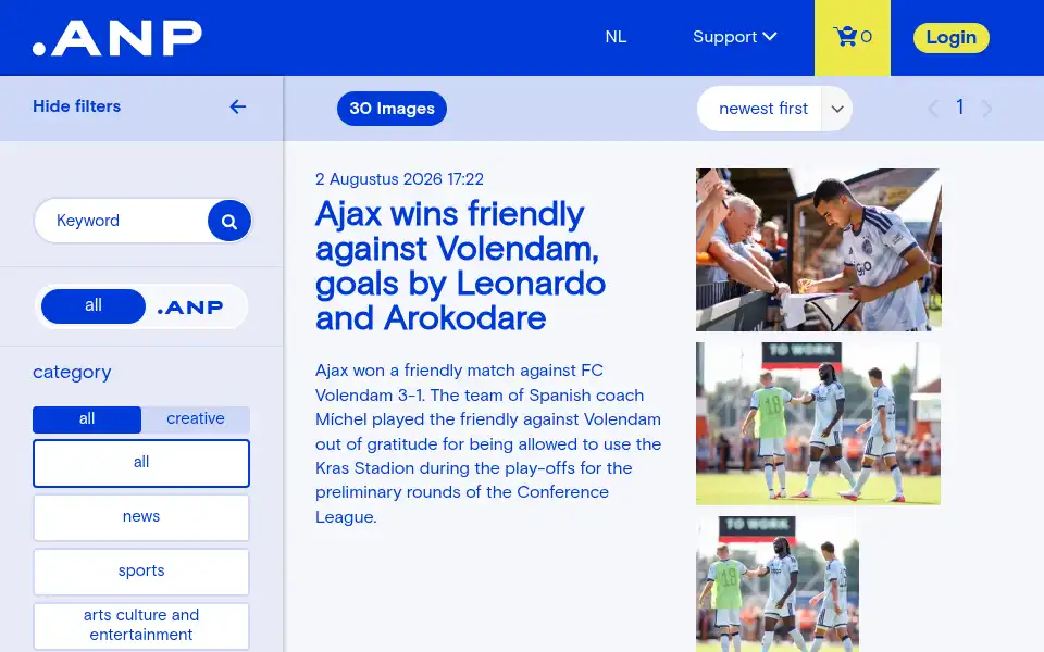 Screenshot of anpfoto.nl