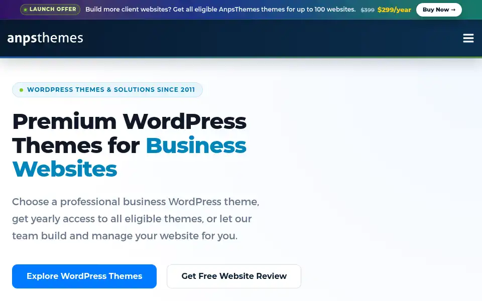 Screenshot of anpsthemes.com