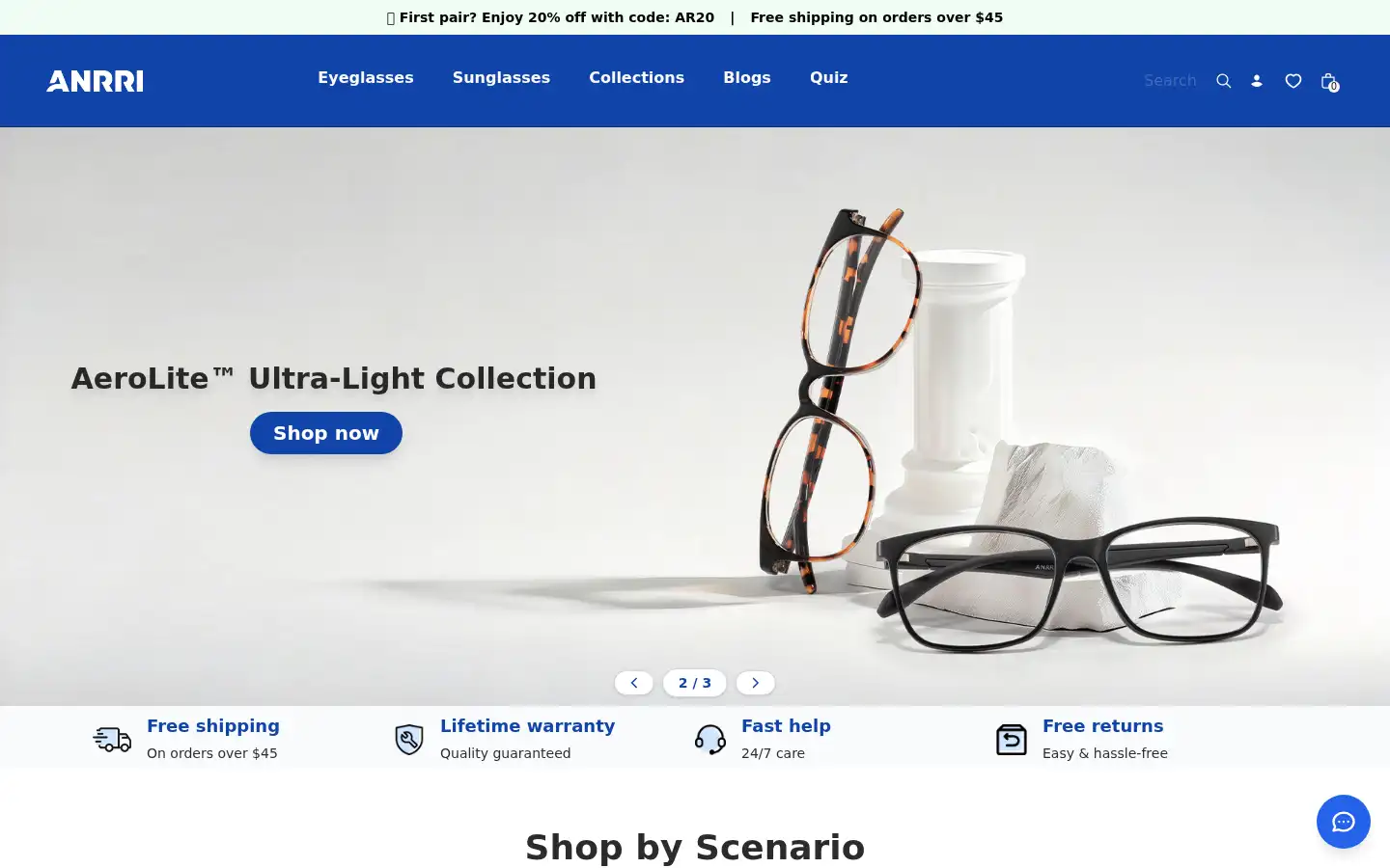 Screenshot of anrri.com