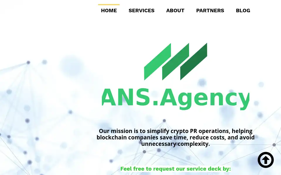 Screenshot of ans.agency