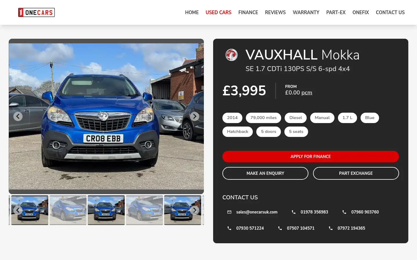 Screenshot of ansloosmotors.com