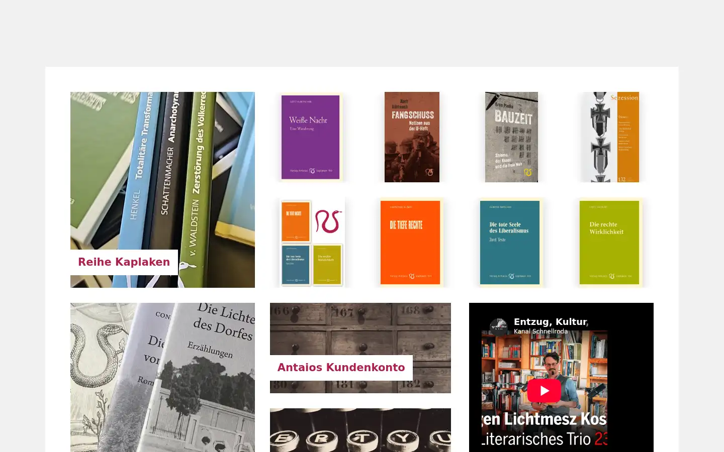 Screenshot of antaios.de