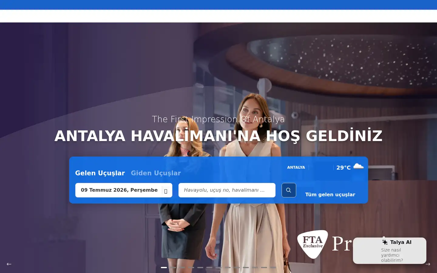 Screenshot of antalya-airport.aero