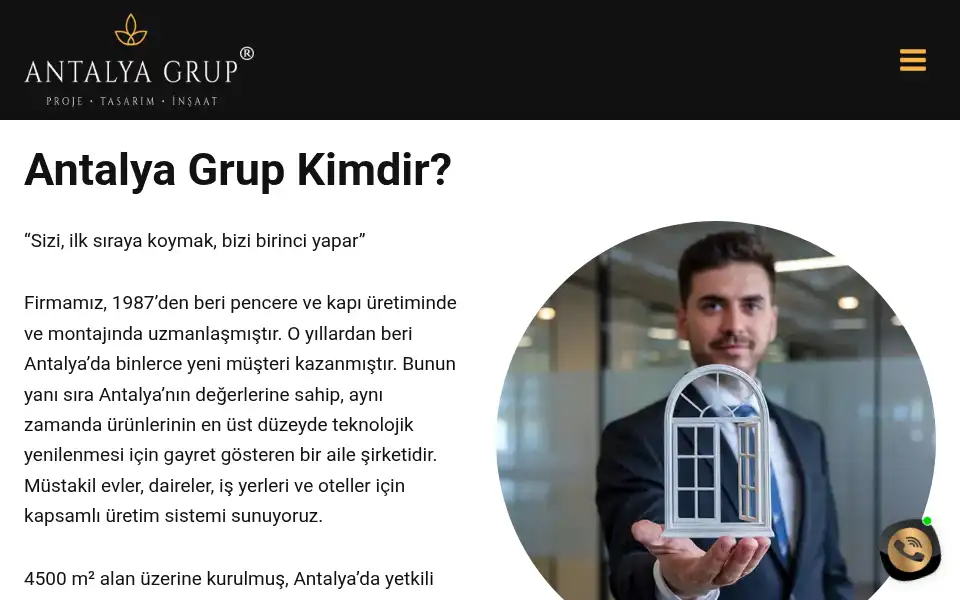 Screenshot of antalyagrup.com.tr