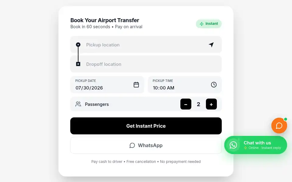 Screenshot of antalyatransfer.taxi