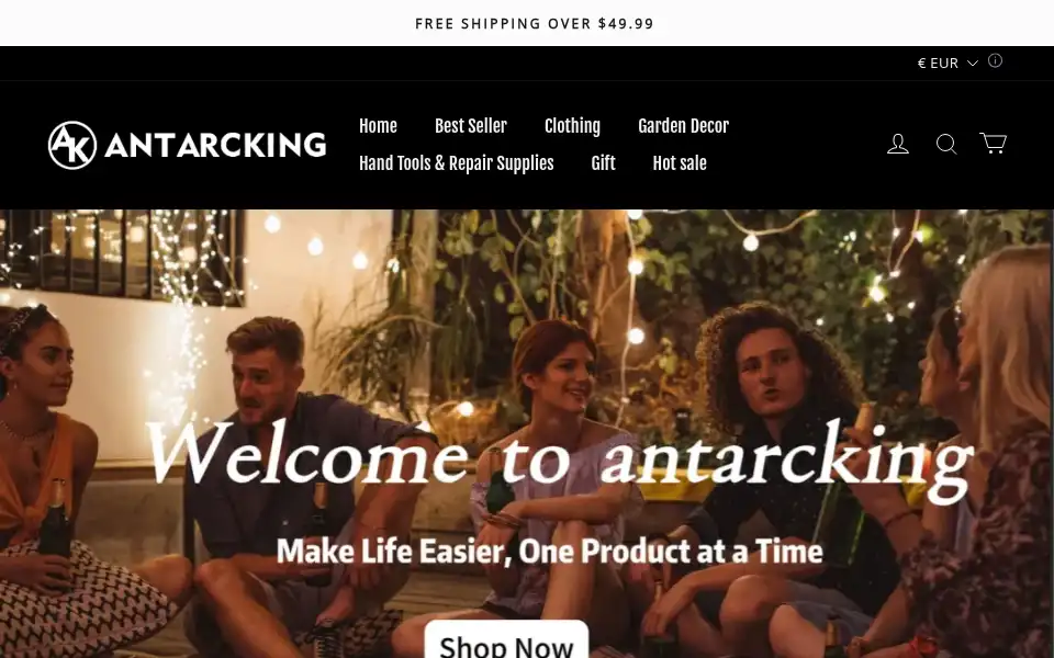 Screenshot of antarcking.com
