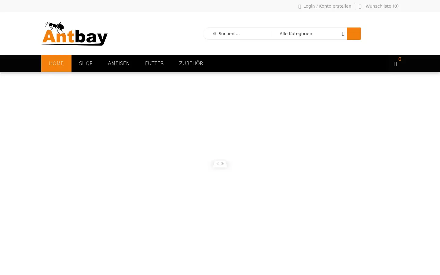Screenshot of antbay.de