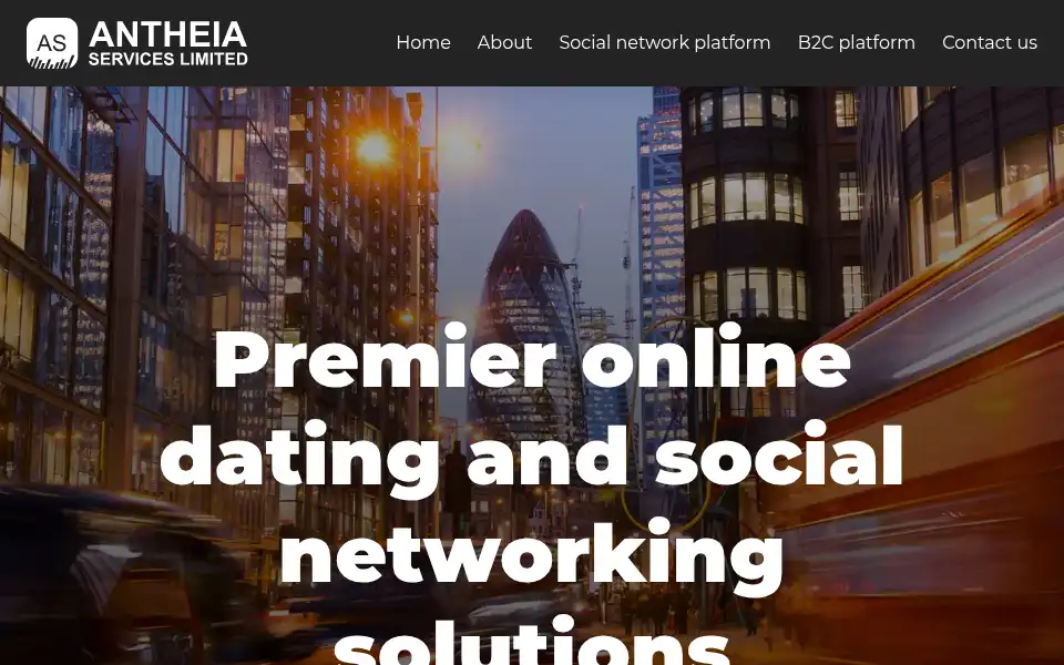 Screenshot of antheialtd.com