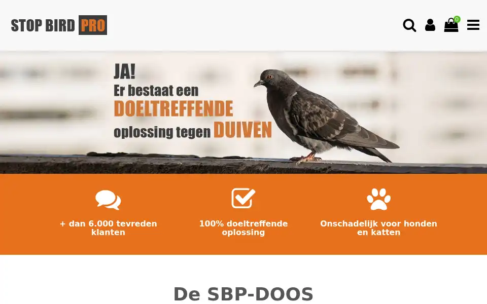 Screenshot of anti-duiven.be