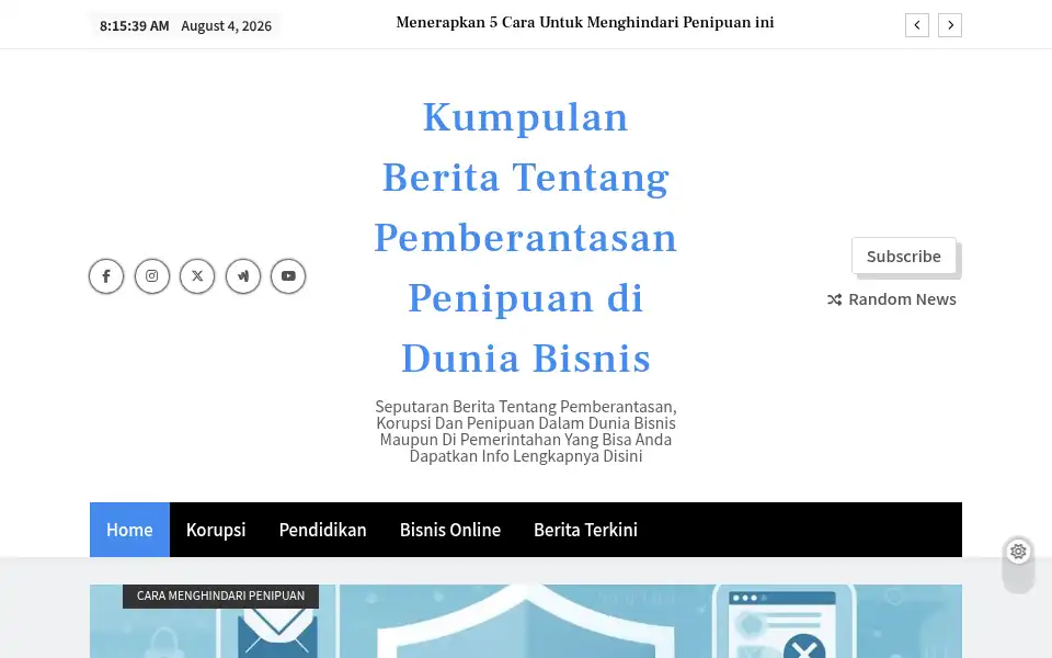 Screenshot of antidolos.com