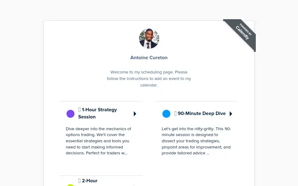 Screenshot of antoinecureton.com