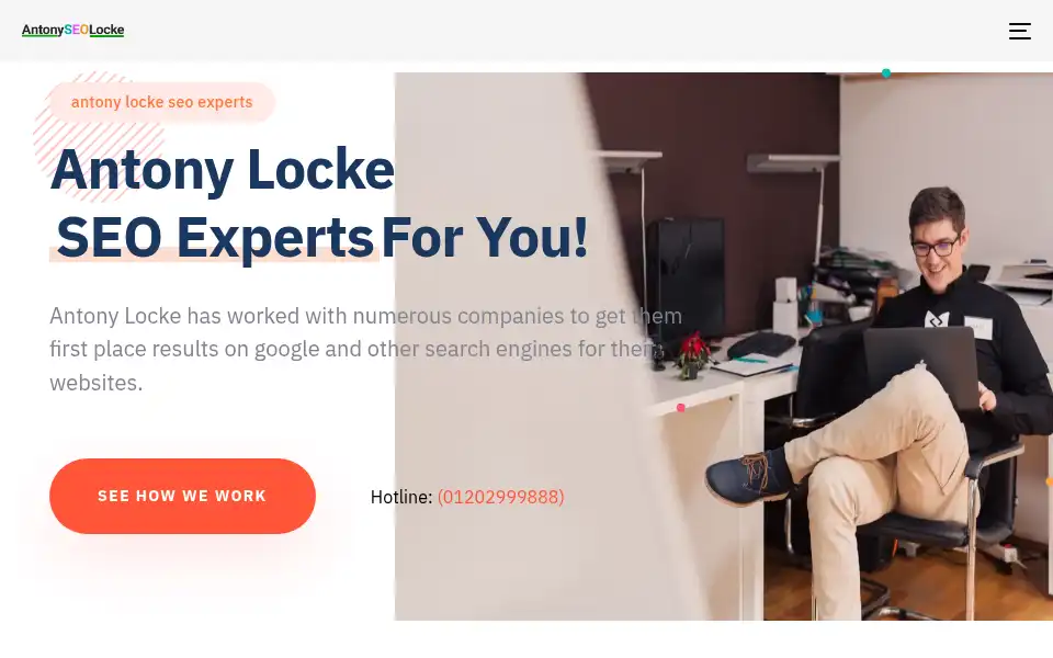 Screenshot of antonylocke.net