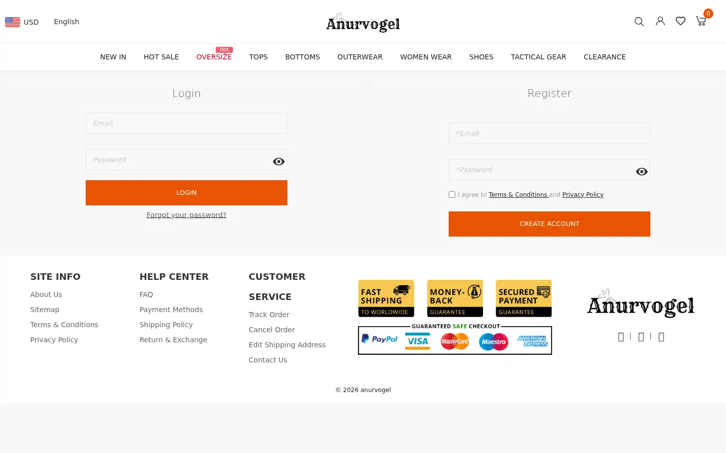 Screenshot of anurvogel.com