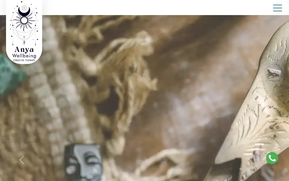 Screenshot of anyawellbeing.com