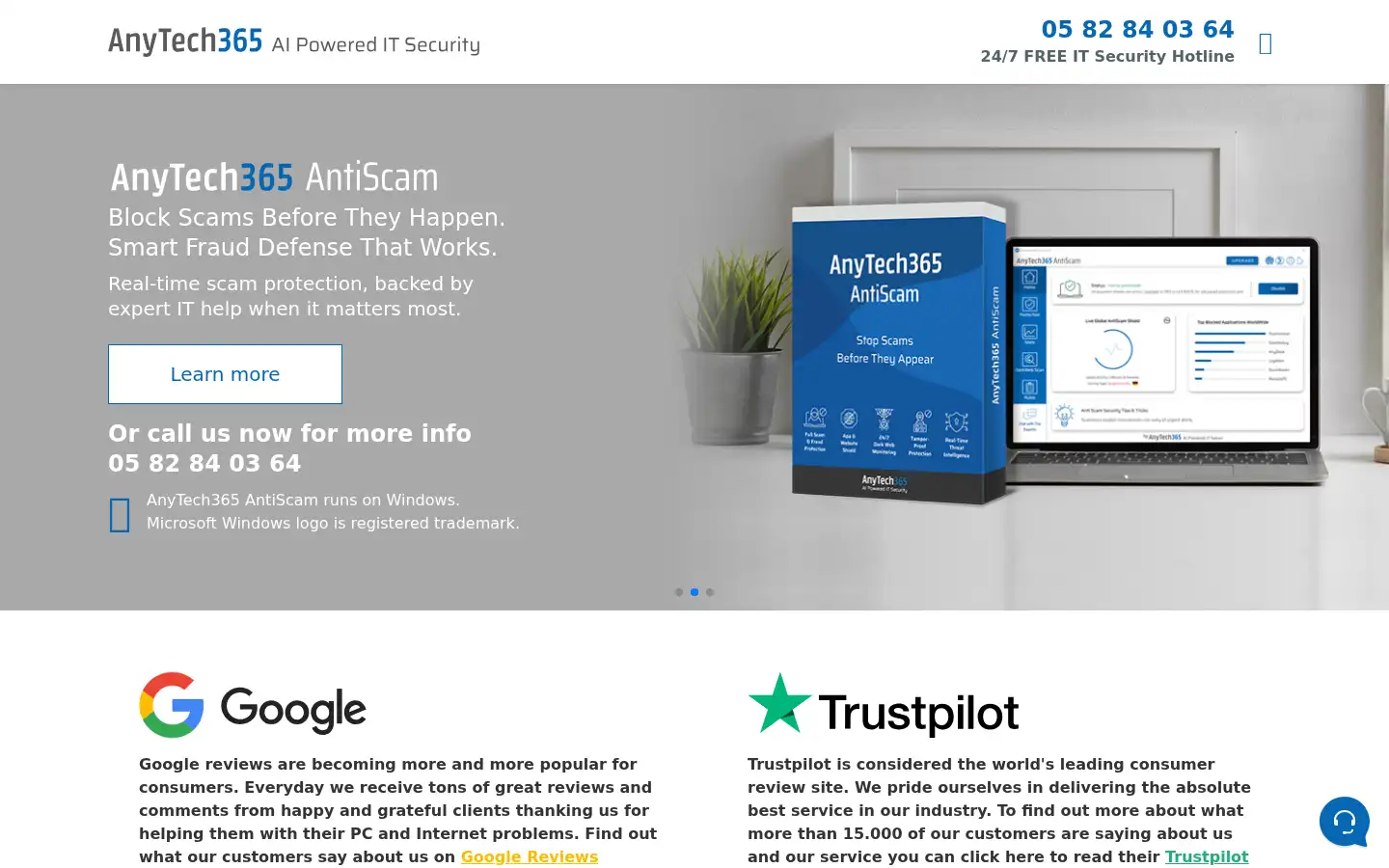 Screenshot of anytech365.com