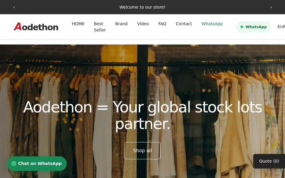 Screenshot of aodethon.com