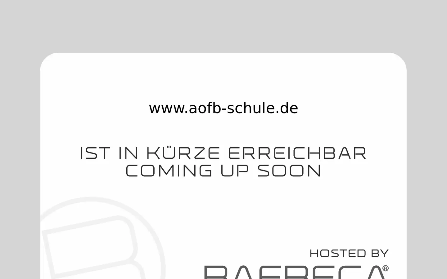Screenshot of aofb-schule.de