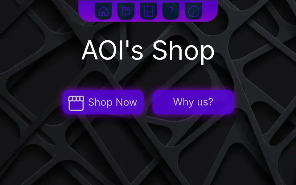Screenshot of aoishop.framer.website