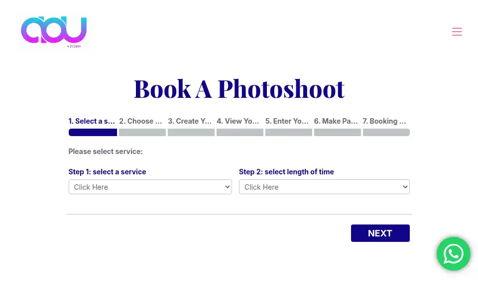 Screenshot of aoustudio.co.uk