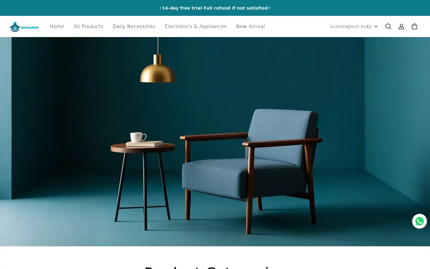 Screenshot of aoyaanew.com