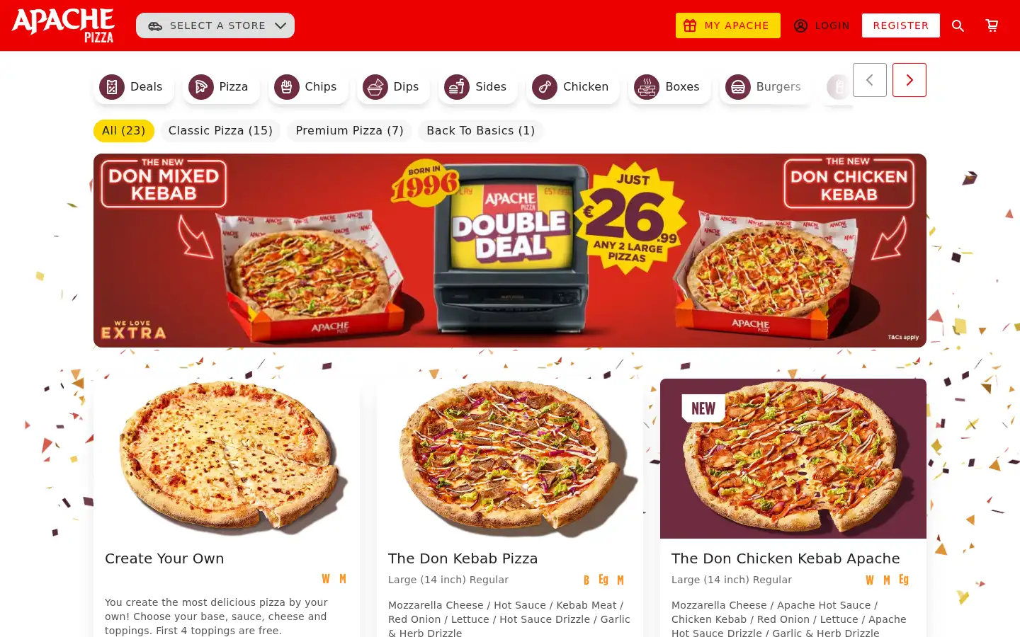 Screenshot of apache.ie