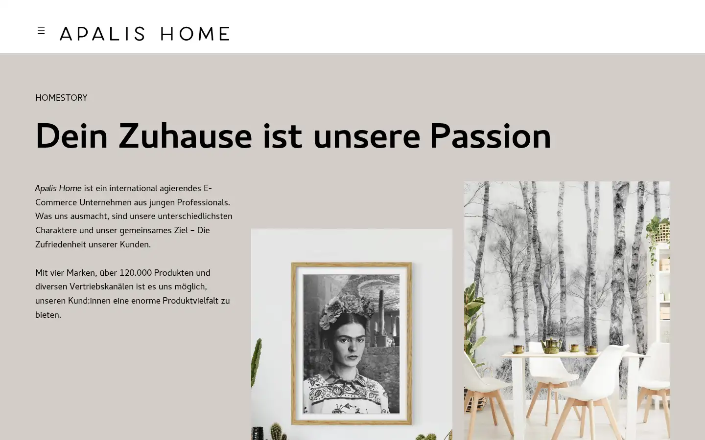 Screenshot of apalis.de