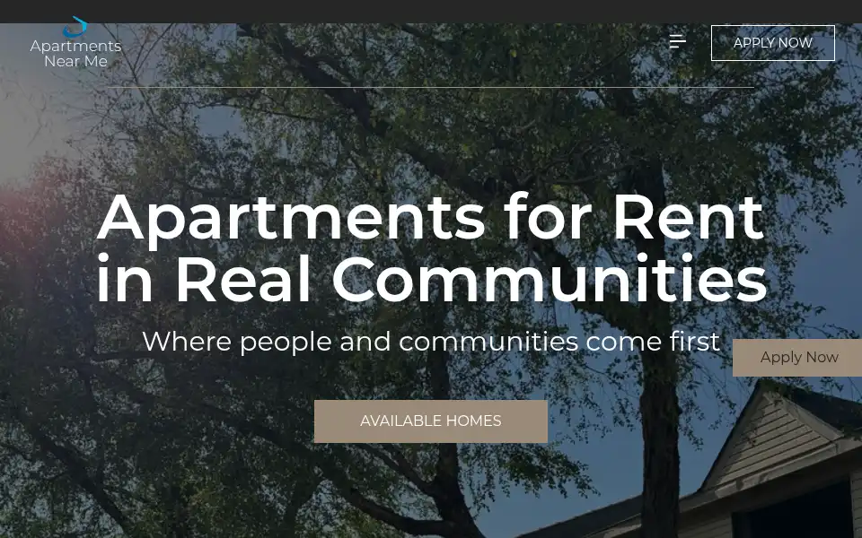 Screenshot of apartmentsnearme.biz