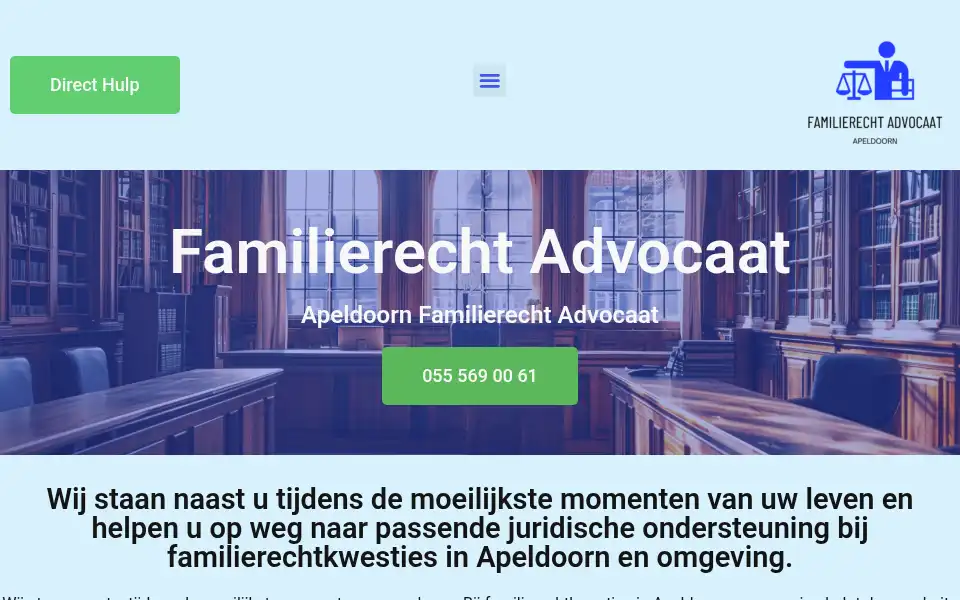 Screenshot of apeldoornfamilierechtadvocaat.com