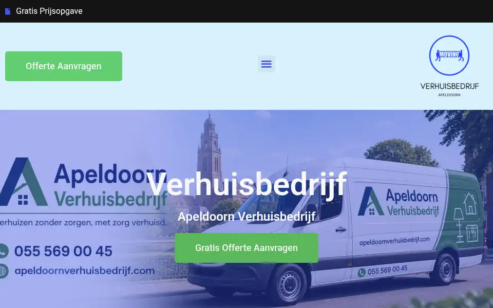 Screenshot of apeldoornverhuisbedrijf.com