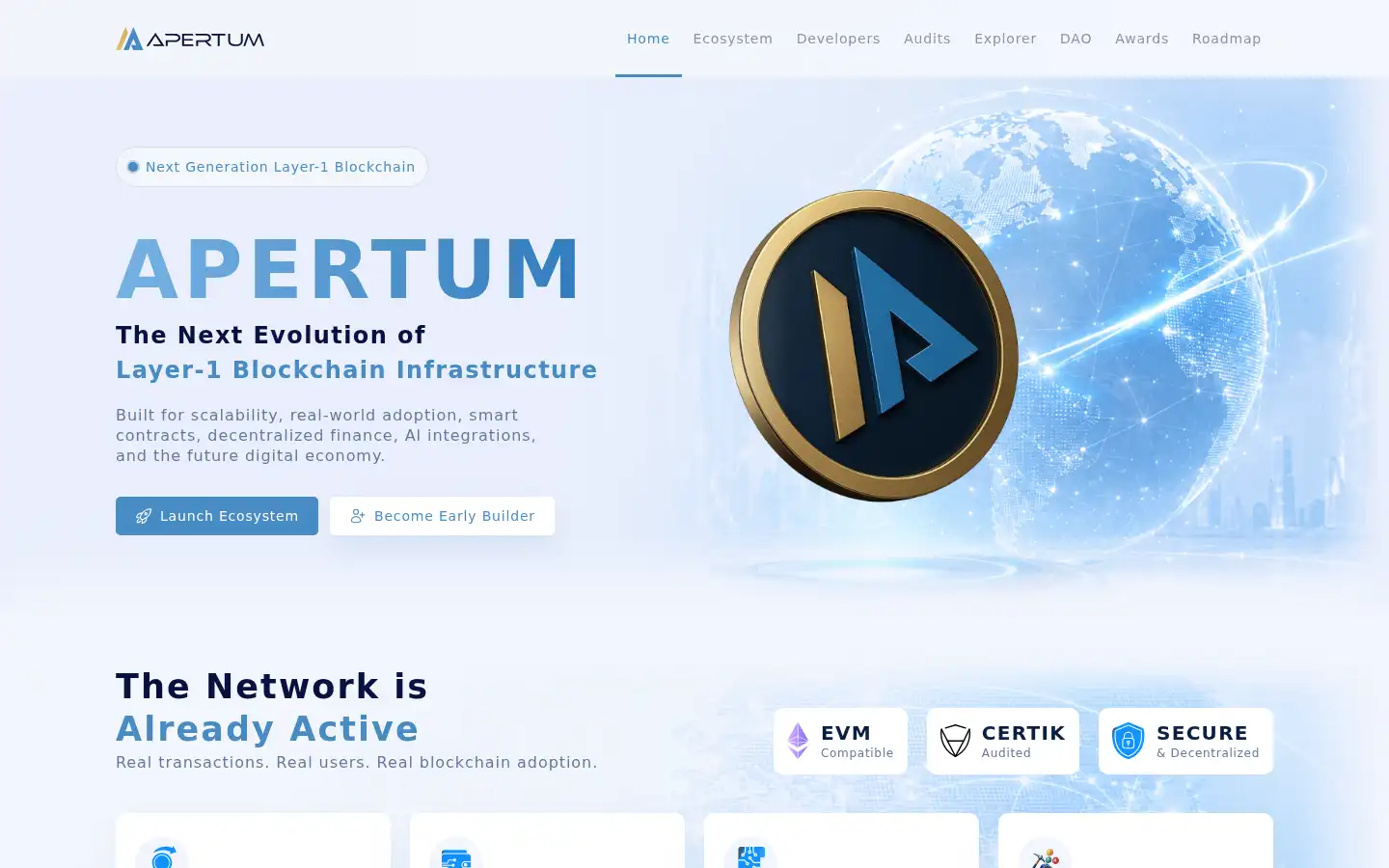 Screenshot of apertum.io
