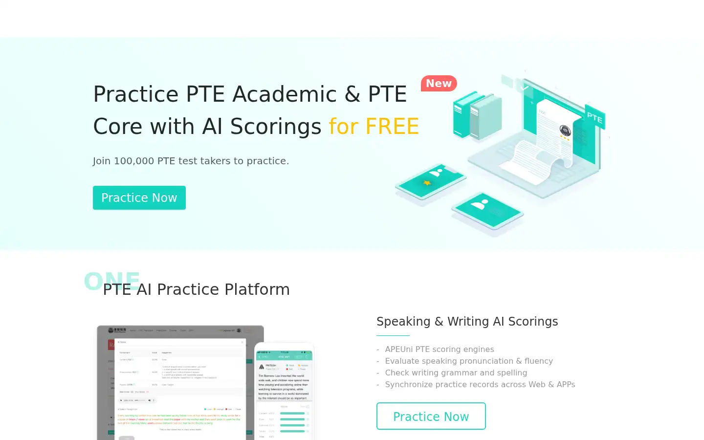 Screenshot of apeuni.com