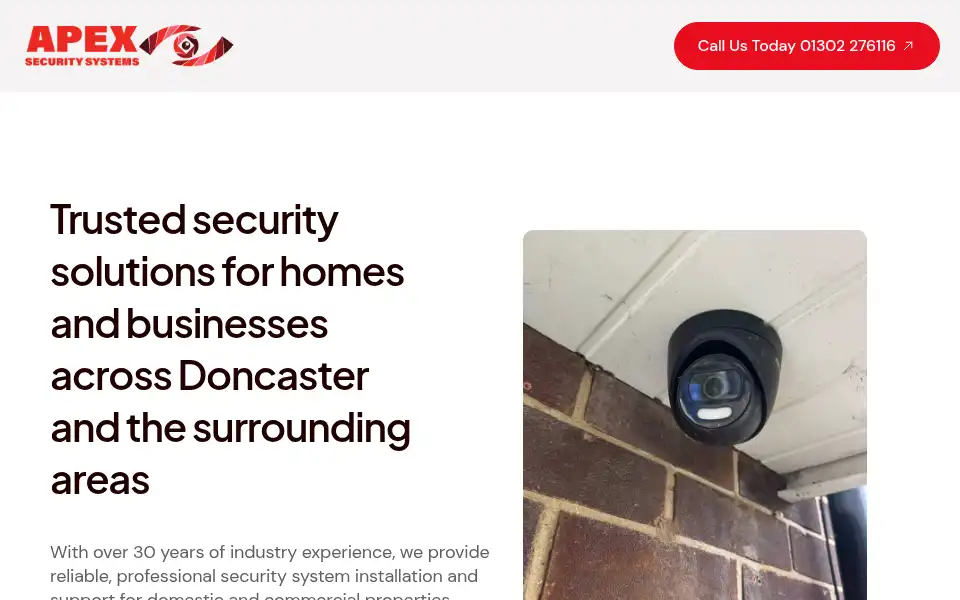 Screenshot of apex-security.co.uk