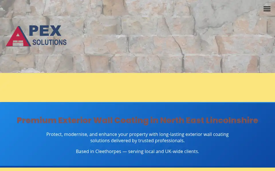 Screenshot of apex-solutions.uk