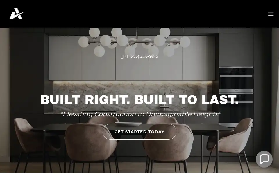 Screenshot of apexconstruction.build