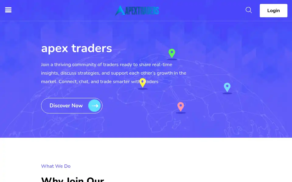 Screenshot of apextraders.org