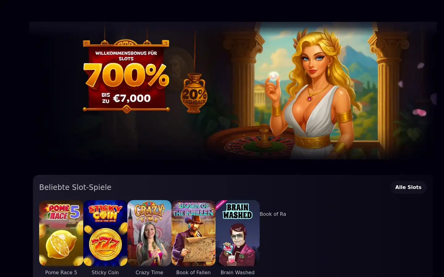 Screenshot of aphrodite.com.de